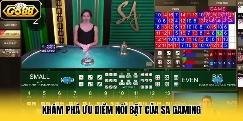 Khám phá ưu điểm nổi bật của SA Gaming