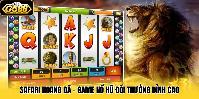 Safari Hoang Dã - Khám Phá Thảo Nguyên, Săn Jackpot Khủng 1 Safari hoang dã - Game nổ hũ đổi thưởng đỉnh cao