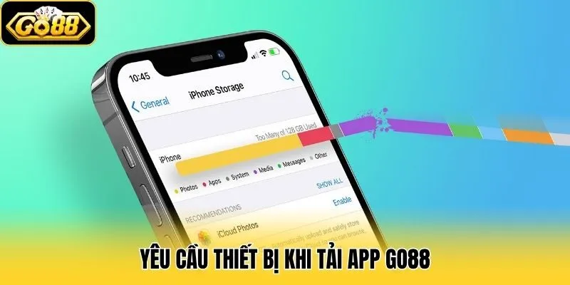 Yêu cầu thiết bị khi tải app Go88